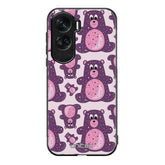 Honor 90 Lite suojakuoret - Purple Teddy Bear - Ei